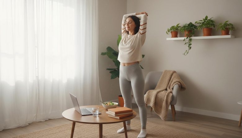 20-Minute Lunch Break Stretch Routine at Home