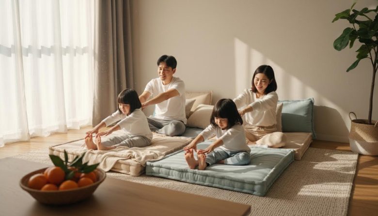 Family Weekend Wellness Plan in Your Living Room